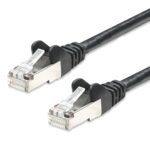 Cavo di rete Patch in Rame Schermato Cat. 5e Nero F/UTP 3 metri