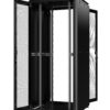 Armadio Server Rack 19'' 800x1000 38U Nero Porta Grigliata Doppio Battente serie Evolution Ventilato - immagine 2