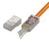 Confezione 100 Plug modulari RJ45 Passanti Cat6 STP - immagine 2