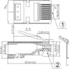 Confezione 100 Plug modulari RJ45 Passanti Cat6 STP - immagine 3
