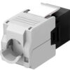 Frutto Keystone RJ45 Cat6A UTP 500MHz Nero - immagine 2