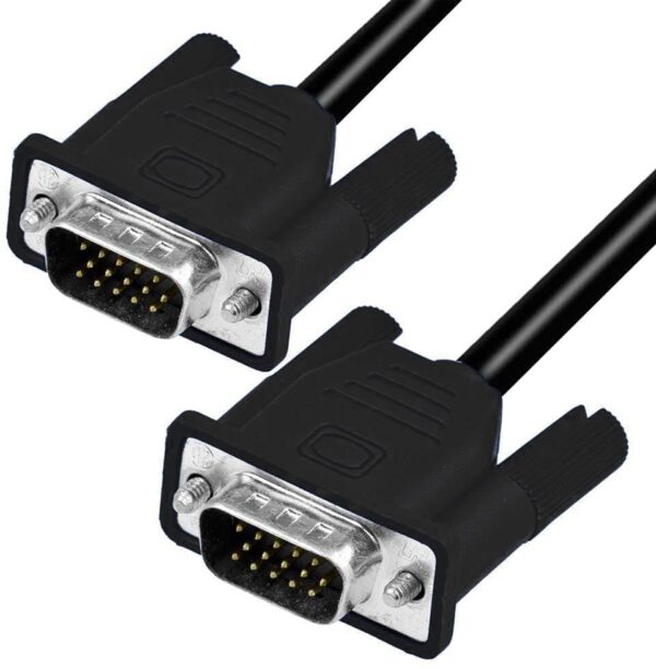 Cavo monitor SVGA standard M/M 4,5 mt NERO