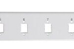 Pannello di distribuzione 12 bussole SC Simplex / LC Duplex 1U Grigio