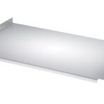 Mensola per Rack 19'' 250 mm 2U Grigia 2 punti