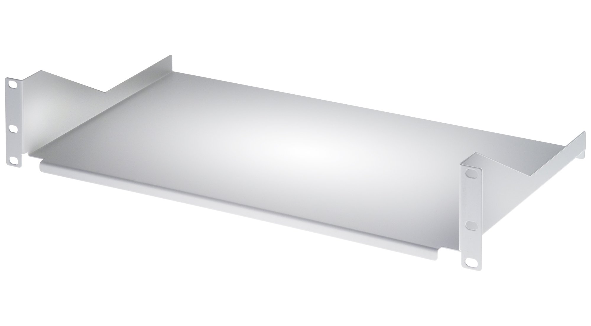 Mensola per Rack 19'' 250 mm 2U Grigia 2 punti