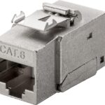 Frutto Keystone RJ45 Cat6 STP Schermato 250MHz SNAP-IN