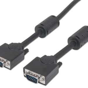 Cavo Monitor Svga M/M con ferrite da 1,8 m