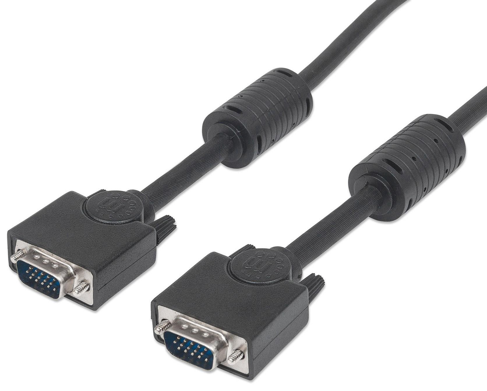 Cavo Monitor Svga M/M con ferrite da 1,8 m