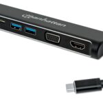 Convertitore USB-C&trade; a HDMI / VGA Docking Station 4-in-1