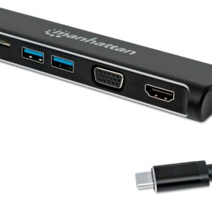 Convertitore USB-C™ a HDMI / VGA Docking Station 4-in-1