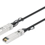 Cavo in Rame Twinax DAC Passivo con Connettori SFP+ 10Gb 3 metri Nero