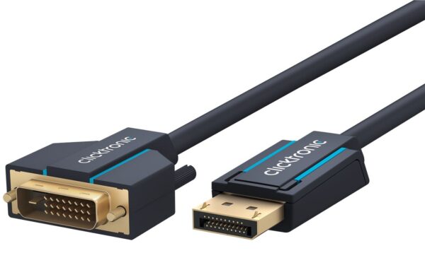 Cavo Monitor DisplayPort Maschio a DVI-D Maschio 2 m Blu