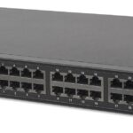 Switch 24 Porte PoE Web-Managed Gigabit Ethernet con 2 Porte SFP