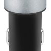 Caricatore da Auto 2 USB con uscita 2,4A Nero