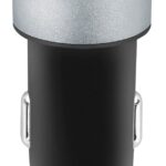 Caricatore da Auto 2 USB con uscita 2,4A Nero