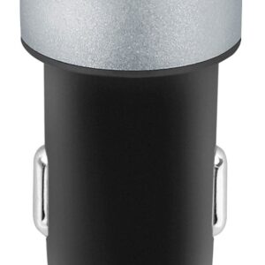 Caricatore da Auto 2 USB con uscita 2,4A Nero
