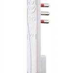 Spina Italiana Ultrapiatta 2P+T 10A Bianco