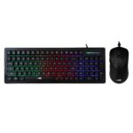 Kit Tastiera 101 Tasti e Mouse USB 7200 dpi Nero, ORCA