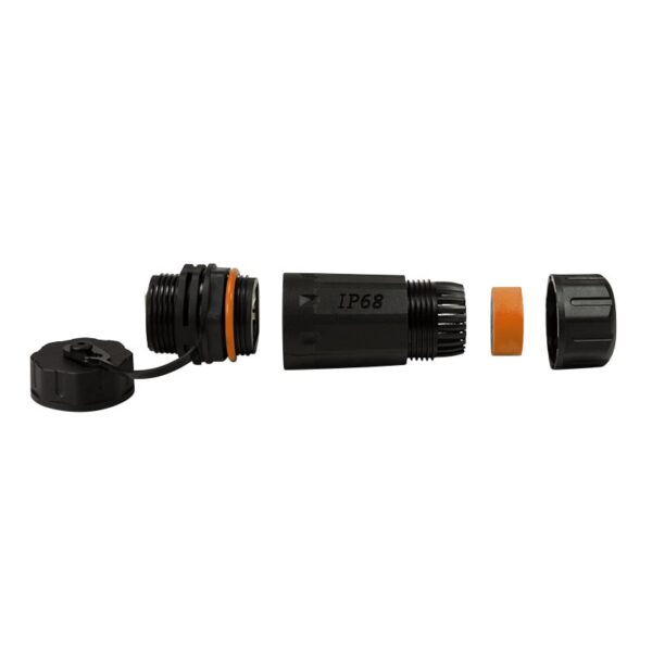 Accoppiatore RJ45 Cat.6A IP68 con Passacavo - immagine 3