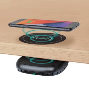 Caricatore Wireless Rapido da Sotto Scrivania 10W