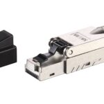Plug RJ45 Cat.6A Schermato STP Tooless