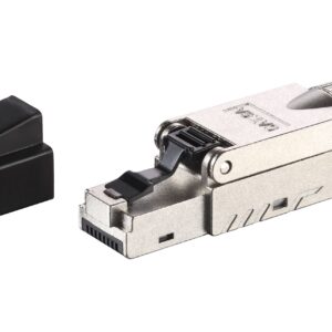 Plug RJ45 Cat.6A Schermato STP Tooless
