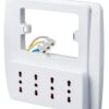 Multipresa da Parete 4 Posti Presa Italiana Bianco