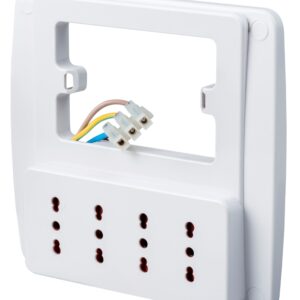 Multipresa da Parete 4 Posti Presa Italiana Bianco