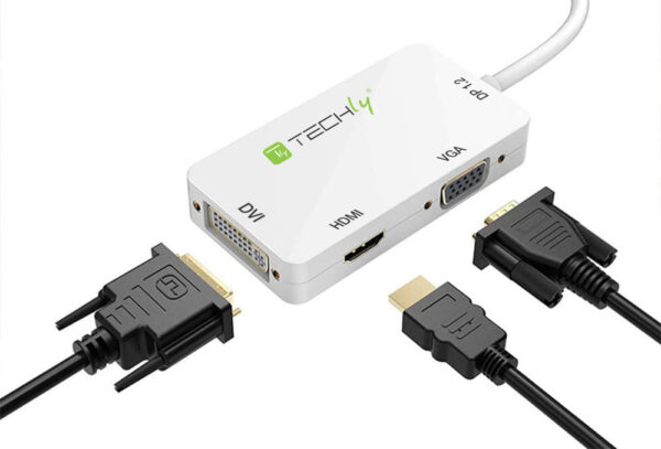 Adattatore 3 in 1 DisplayPort 1.2 a HDMI/DVI/VGA - immagine 5