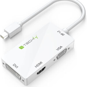 Adattatore 3 in 1 Mini DisplayPort 1.2 (Thunderbolt) a HDMI/DVI/VGA