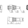 Adattatore Alimentazione Plug DC 2.5x5.5mm Maschio Terminal Block 2 pin - immagine 3