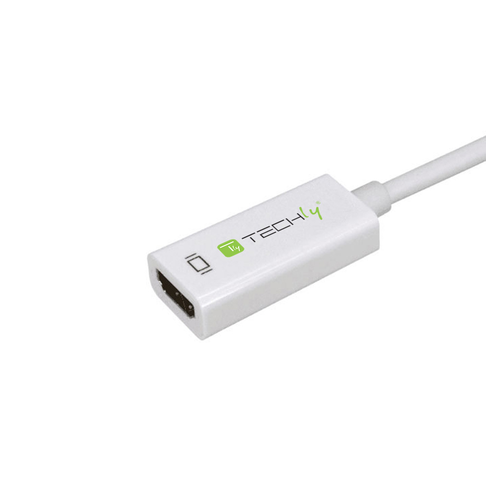 Adattatore Attivo DisplayPort 1.2 Maschio HDMI Femmina 4K 30Hz 15cm Bianco - immagine 7