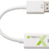 Adattatore Attivo Displayport 1.2 Maschio HDMI Femmina 4K 60Hz 15 cm Bianco - immagine 6
