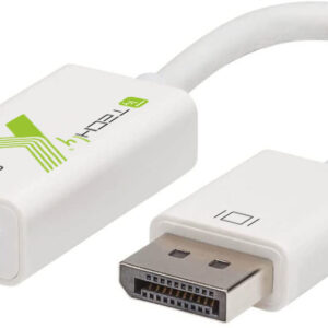 Adattatore Attivo Displayport 1.2 Maschio HDMI Femmina 4K 60Hz 15 cm Bianco