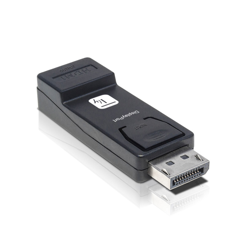 Adattatore Convertitore da DisplayPort DP 1.2 a HDMI 4K 30Hz Nero - immagine 2