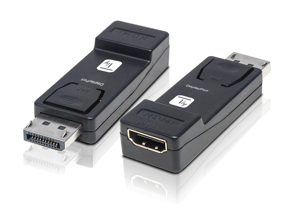 Adattatore Convertitore da DisplayPort DP 1.2 a HDMI 4K 30Hz Nero