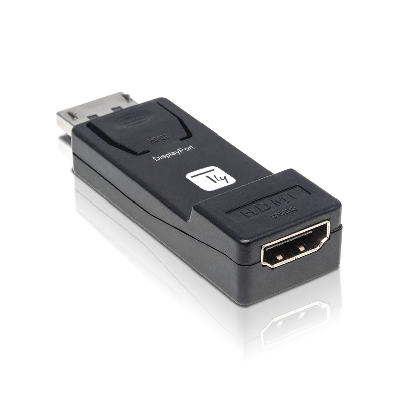 Adattatore Convertitore da DisplayPort DP 1.2 a HDMI 4K 30Hz Nero - immagine 3