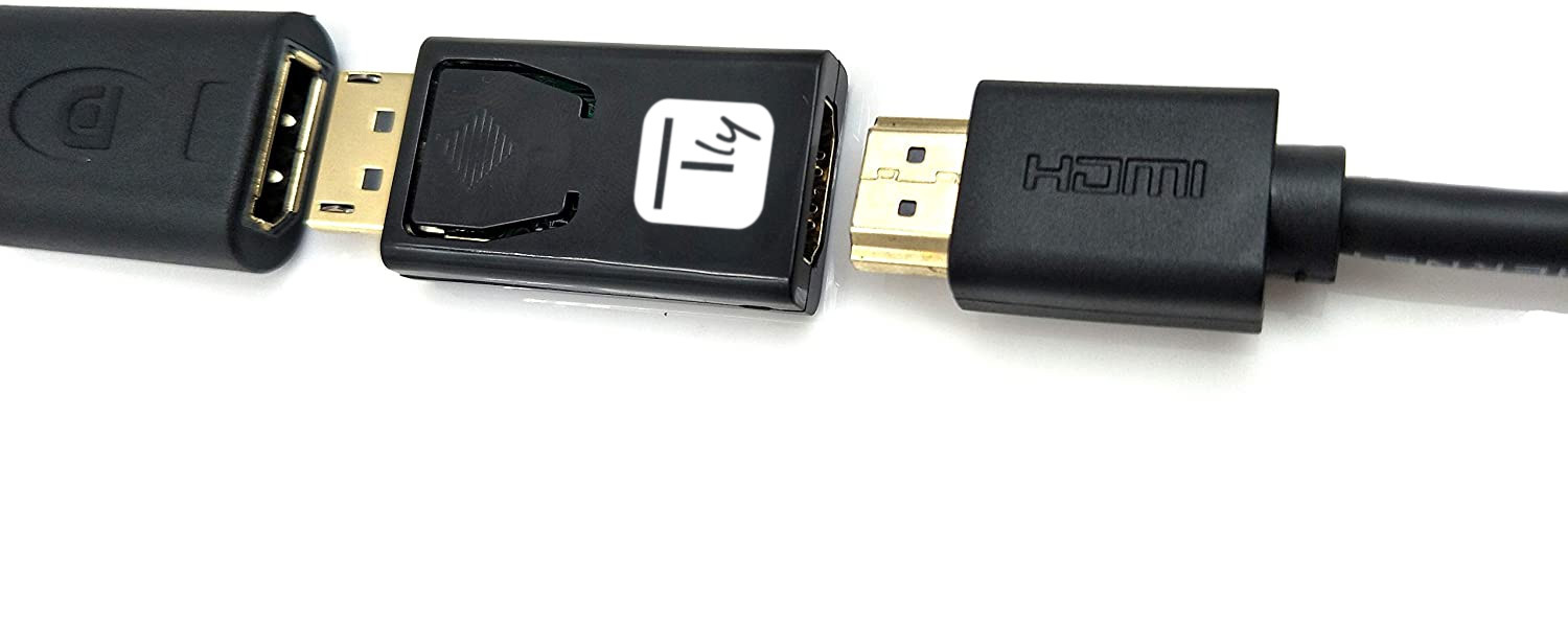 Adattatore Convertitore da DisplayPort DP 1.2 a HDMI 4K 60Hz Nero - immagine 4