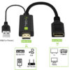 Adattatore Convertitore da HDMI™ a Displayport con USB 4K 30Hz - immagine 3
