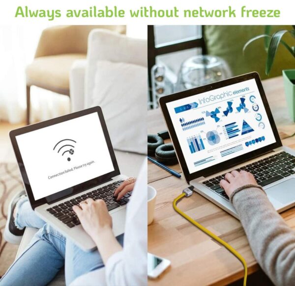 Adattatore Convertitore da USB-C™ a RJ45 Ethernet Gigabit LAN 1000Mbps - immagine 5