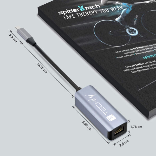 Adattatore Convertitore USB-C™ 3.0 a RJ45 Gigabit - immagine 3