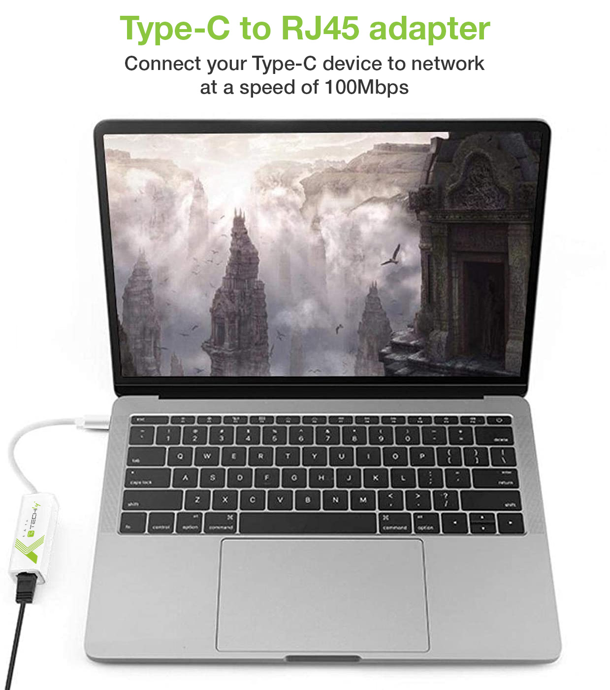 Adattatore Convertitore USB-C™ Ethernet Gigabit RJ45 Lan - immagine 6