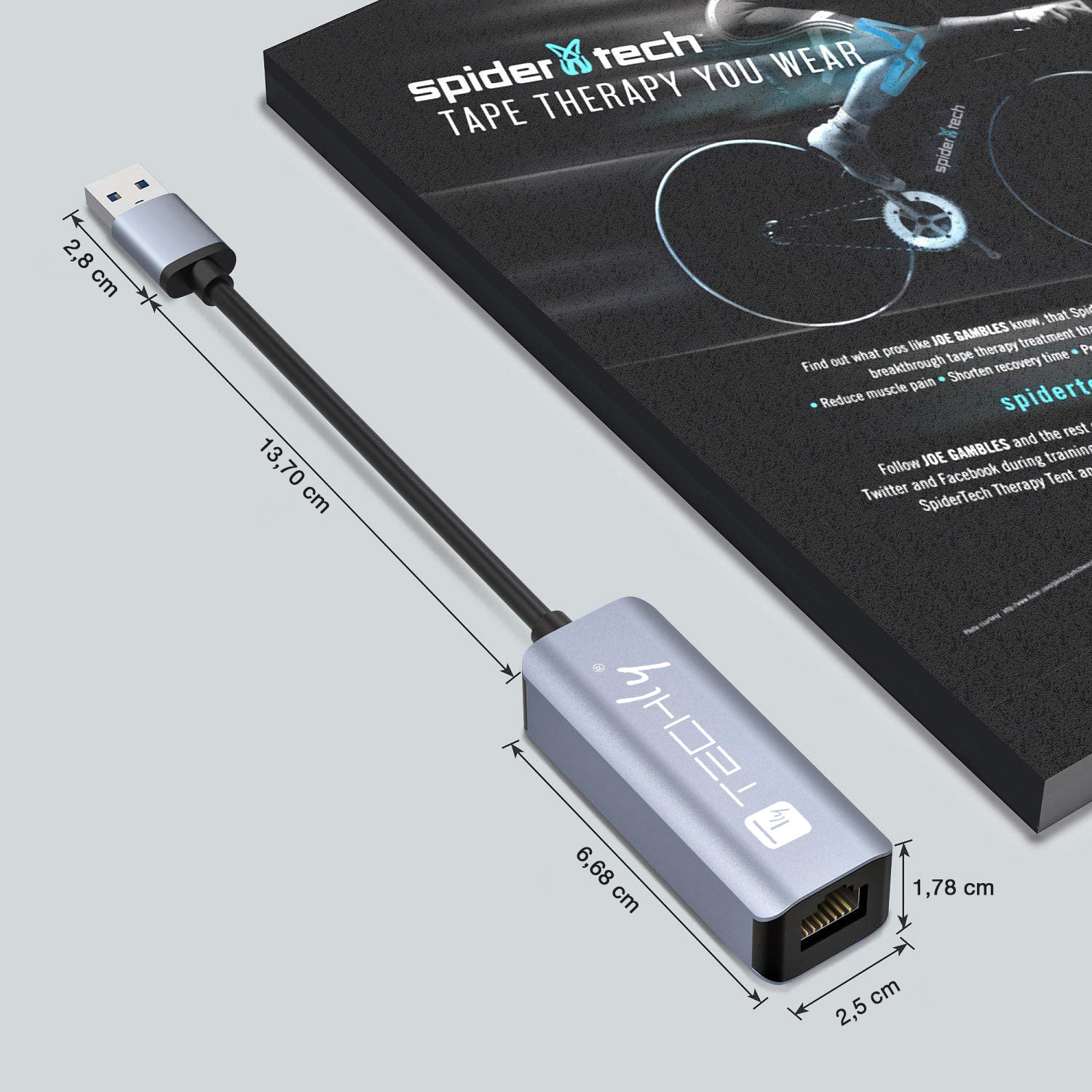 Adattatore Convertitore USB 3.0 tipo A a RJ45 Gigabit - immagine 3