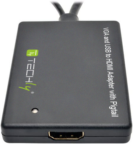 Adattatore Convertitore VGA a HDMI con Supporto Audio via USB - immagine 5