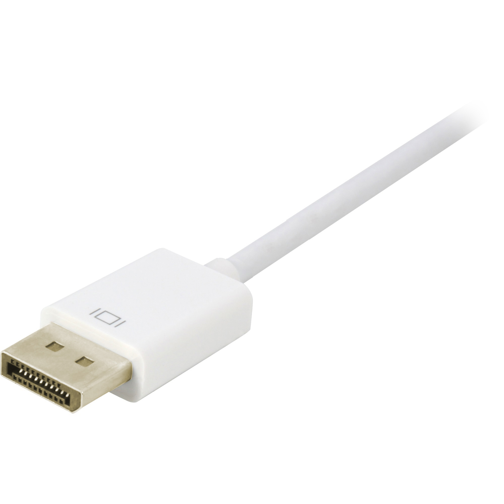 Adattatore DisplayPort 1.2 Maschio / DVI Femmina 15cm Bianco - immagine 3
