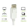 Adattatore Passivo DisplayPort Maschio a HDMI Femmina 4K 30Hz - immagine 3