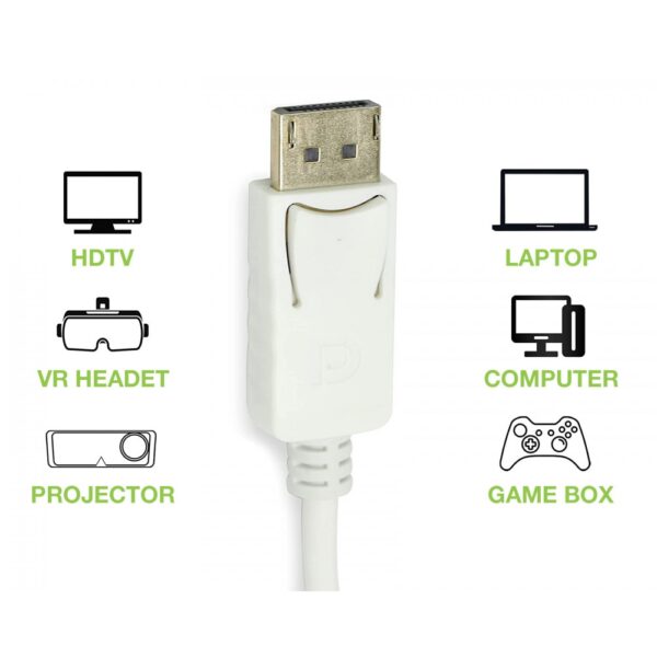 Adattatore Passivo DisplayPort Maschio a HDMI Femmina Full HD - immagine 3