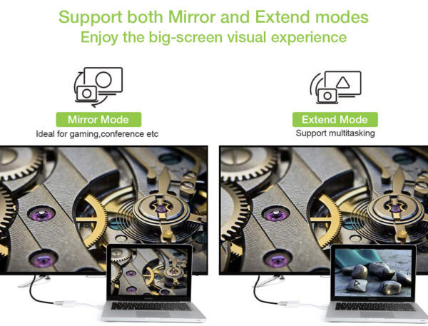 Adattatore DisplayPort ad HDMI/VGA 4K 30Hz - immagine 5