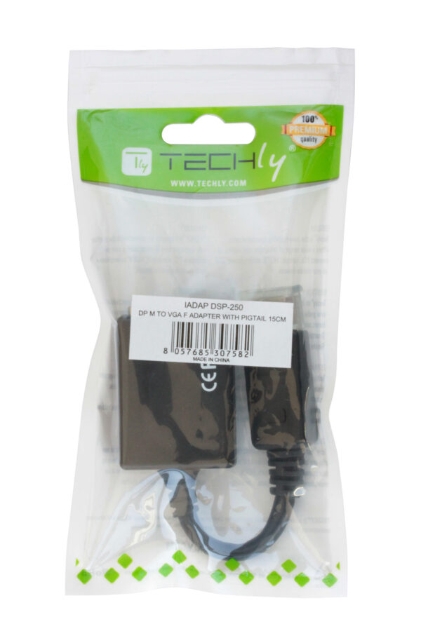 Adattatore DisplayPort DP M a VGA F - immagine 2