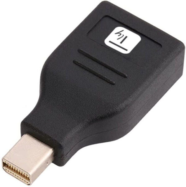 Adattatore DisplayPort F/Mini DisplayPort M (Thunderbolt) 4K Nero - immagine 4